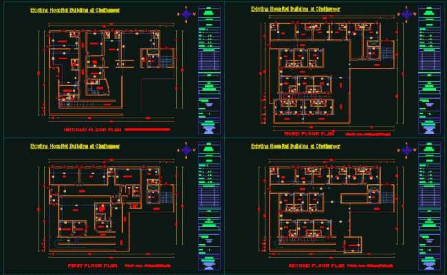 G3 Hospital Floor Plan Layout and Architectural Design Plans