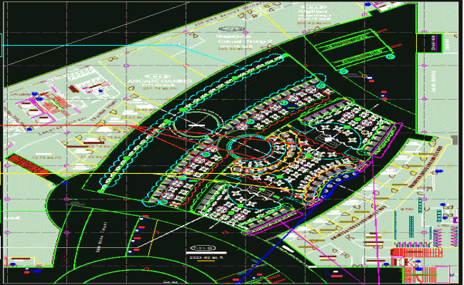 Hotel Furniture Layout and Seating Arrangement Plan in CAD File