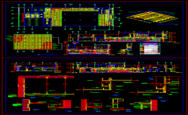 Bank Furniture Plan and Elevation Design Layout in AutoCAD DWG File