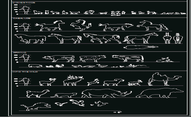 Various Types of 2D Animal Books Design in AutoCAD DWG Files
