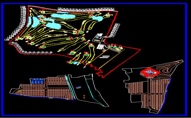 Town Planning Layout and Urban Design of Abu City in AutoCAD CAD File
