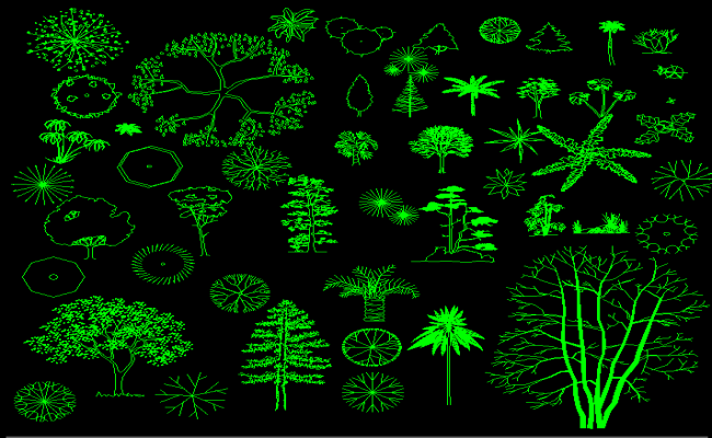 Download Garden Blocks CAD Drawings - Free AutoCAD DWG Files