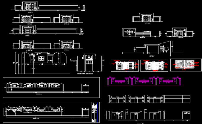 Design of Compound Wall DWG CAD Drawing File Download AutoCAD