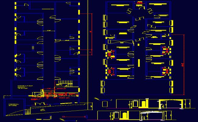 Hospital Layout DWG CAD Drawing Plan for Modern Healthcare Design