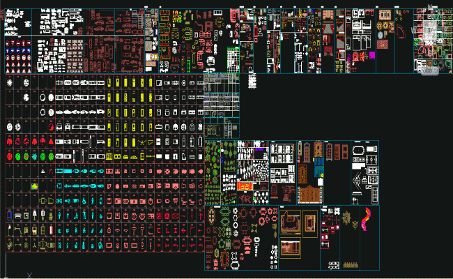 All Types of AutoCAD Blocks Design Drawing DWG File Free Download