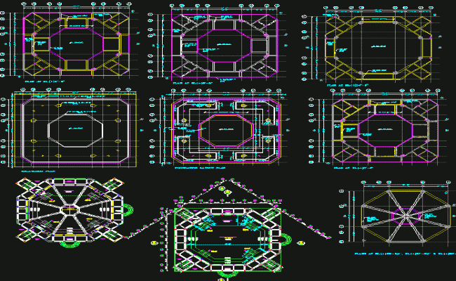 Islamia High School DWG for Classrooms, Corridors, and Campus Design