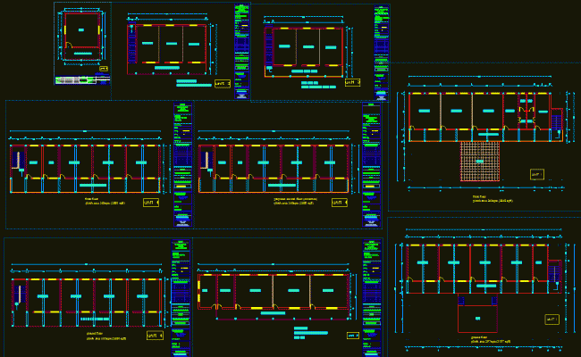 Kavanad School DWG for Classrooms, Corridors, and Campus Planning