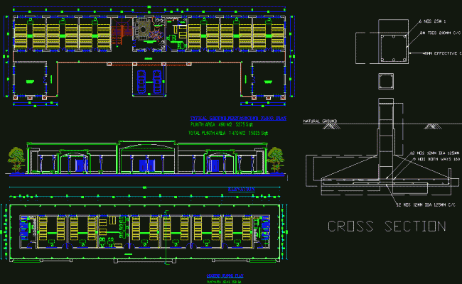 School Detailing DWG for Classrooms, Corridors, and Facility Design