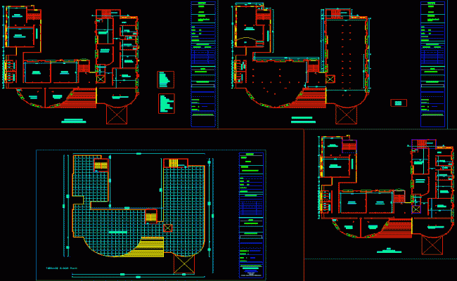 Upasana School CAD Floor Plan DWG Design for Educational Layouts