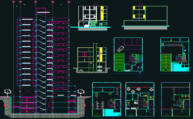 Building Plan DWG Design Drawing File with Detailed CAD Layout