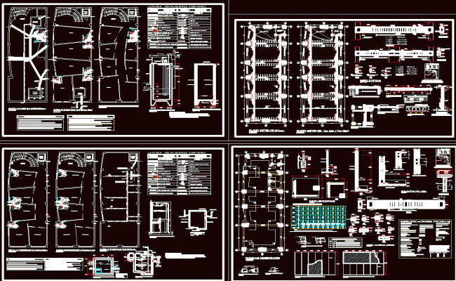Corporate Building DWG CAD File with Floor Plan and Layout Design