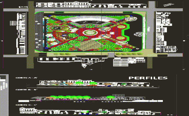 Amazing Historical Park DWG File with Detailed CAD Drawing Design