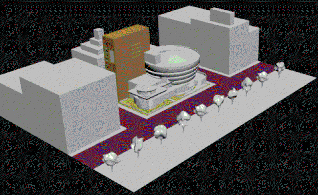 3D Guggenheim Museum AutoCAD DWG File for Architectural Designers