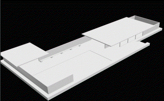 3D Isometric Building CAD View and 2D DWG Layout Drawing File
