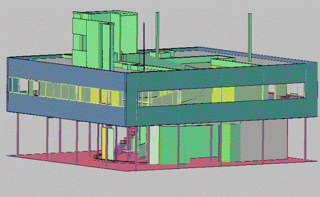 Sabo Village DWG CAD 3D Drawing File with Architectural Layouts