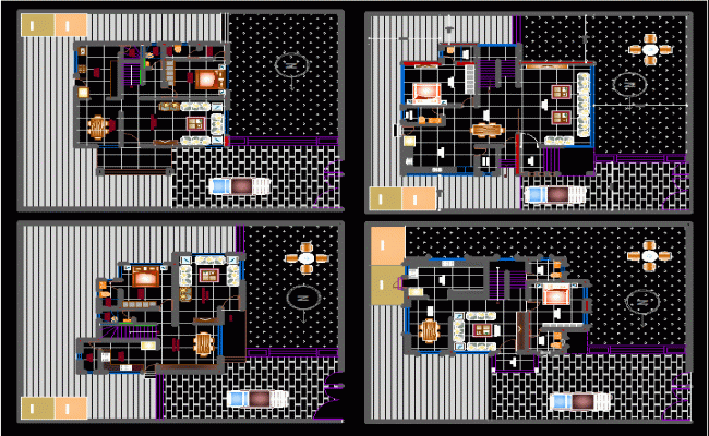 1BHK Single Storey Home Layout Design in AutoCAD DWG Drawing File