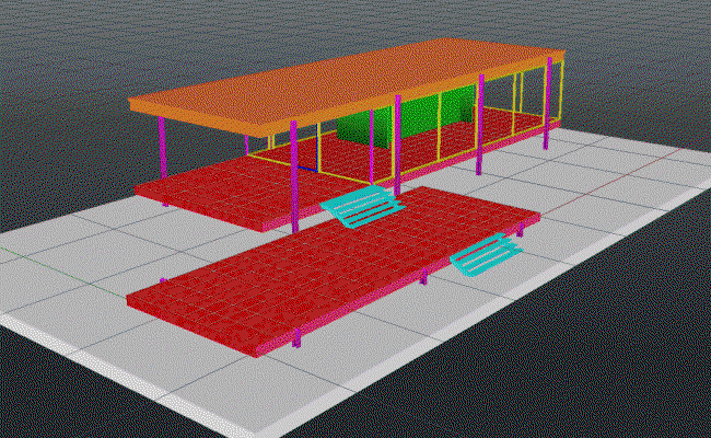 Farnsworth House DWG CAD Drawing File and Architectural Design Plans