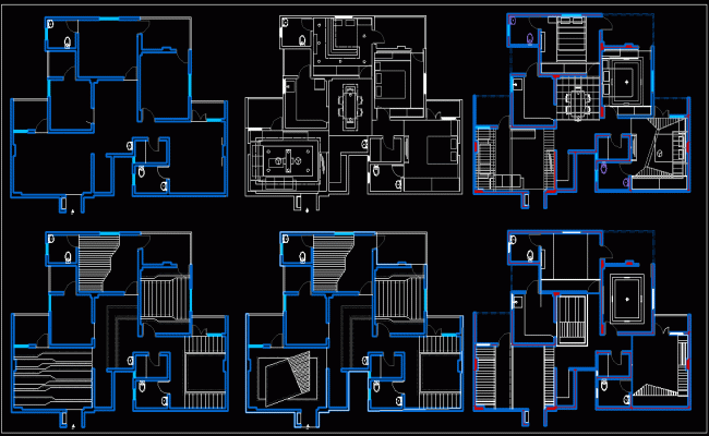 2BHK Ground Floor Residential House Plan Design in AutoCAD DWG File