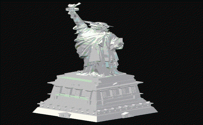 Statue of Freedom DWG Drawing File for Accurate 3D and CAD Design