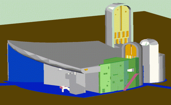 Rondchamp Chapel Project CAD Drawing File for Architectural Layouts