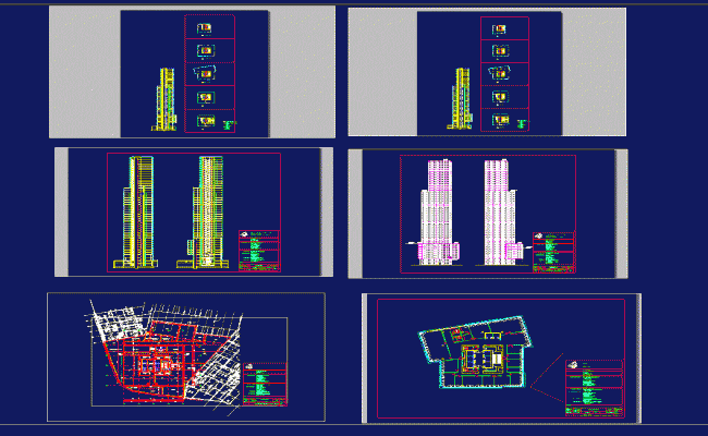 Mediapark Tower DWG CAD Design Drawing File for Architectural Layouts