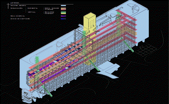 Unite Habitation DWG File with Detailed Floor Plans and Layouts