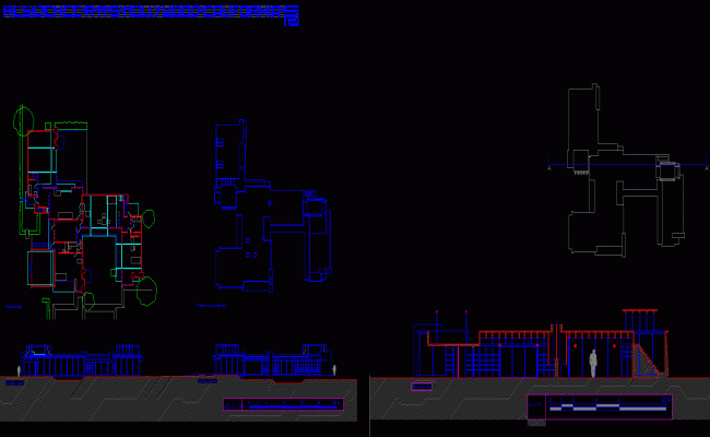 Schindler Chase House West Hollywood AutoCAD DWG Design File