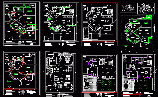 G1 Bungalow House Layout DWG File for Efficient Floor Planning