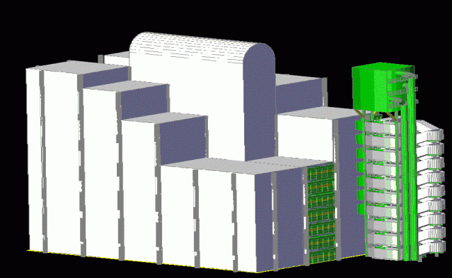 Lloyds Building London 3D AutoCAD Drawing File for Architecture