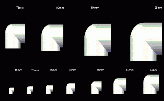 3D PVC Pipe Elbow Fitting Design Provided in AutoCAD DWG File