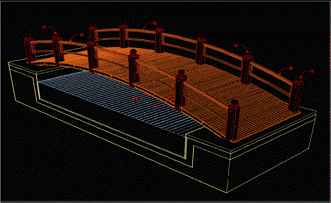 3D Small Bridge Models for CAD and Architectural Design Work