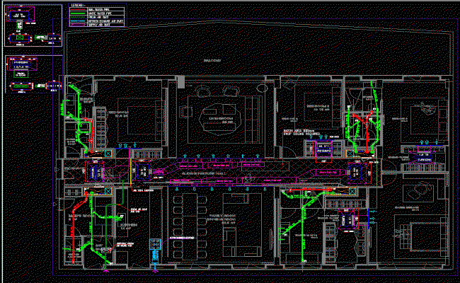 Sample Flat Design Plan DWG with Detailed Architectural Layout