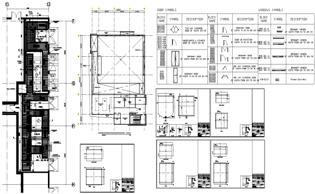 Various Doors And Windows Symbol DWG AutoCAD file