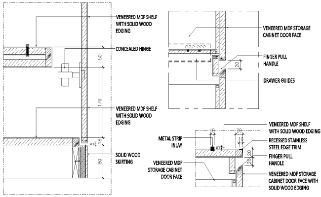 Veneered MDF Storage Cabinet Door DWG autocad cad  file