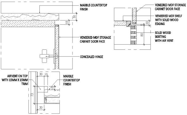 Veneered Storage Cabinet Door Face DWG AutoCAD Drawing | Cadbull