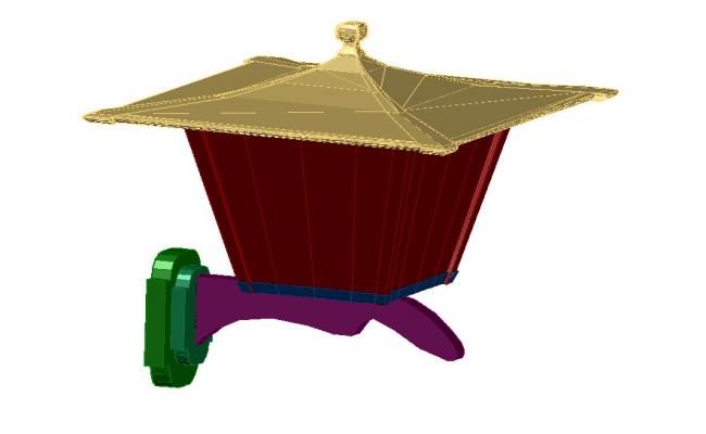 Wall Mounted Electrical Lighting Lamp Blocks DWG File