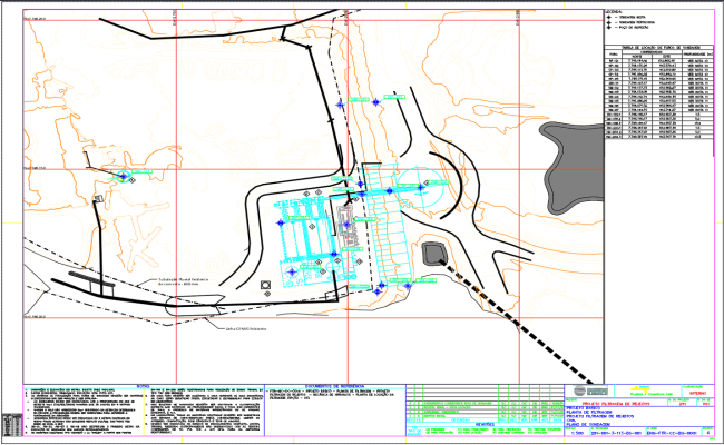 Waste Filtration Project Layout plan in AutoCAD DWG Format