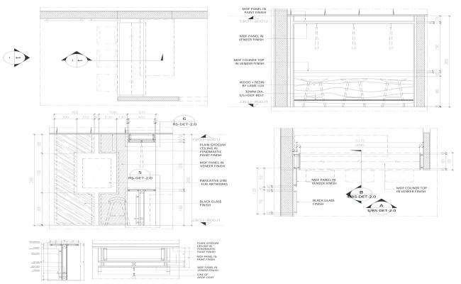 Working drawings of bar or club DWG AutoCAD drawing