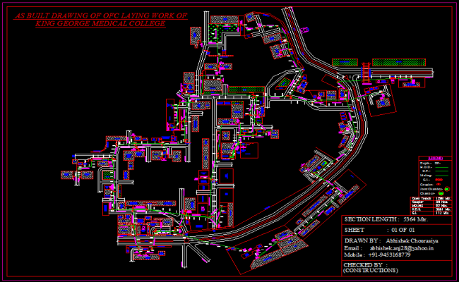 Medical College DWG Design Layout for Educational Architecture Project