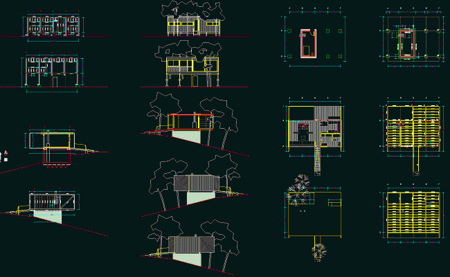 Caesar Cottage AutoCAD Provided in DWG File for Architectural Design