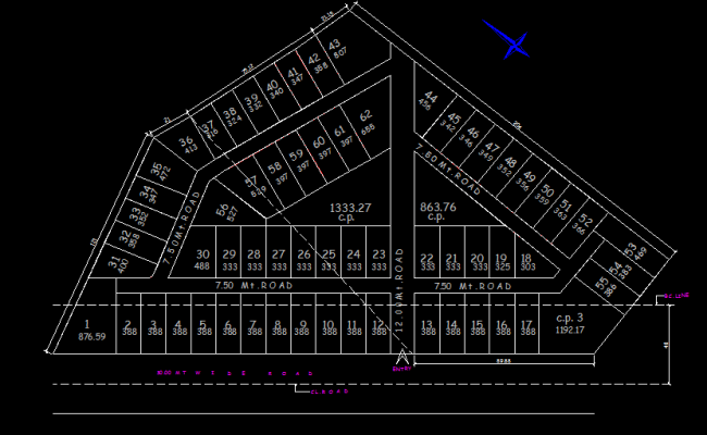 Housing Plan CAD DWG for Architectural and Residential Design Layouts