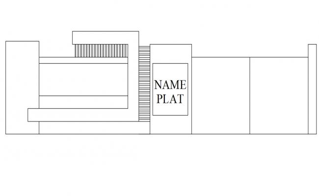 broundary wall design for 28 feet front 