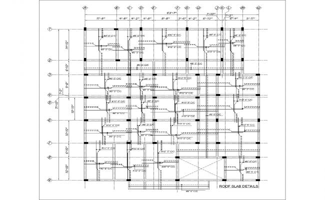 cad roof slab