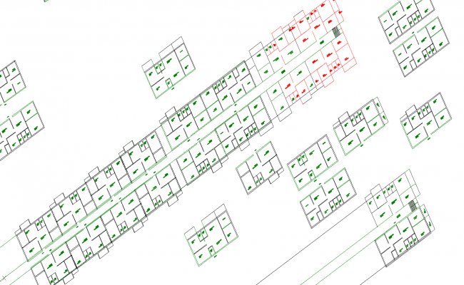 Modern House Design AutoCAD DWG Layout with Multiple Floor Plans