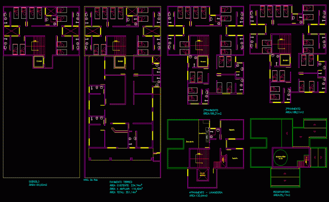 Hotel Joana Darc CAD DWG for Architectural and Interior Design Plans