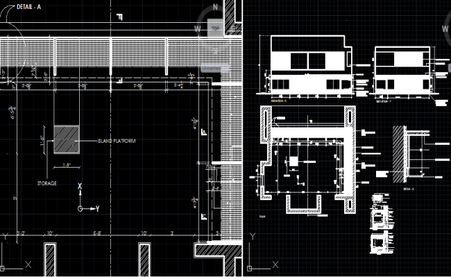Kitchen Plan AutoCAD DWG for Interior and Architectural Design Layouts