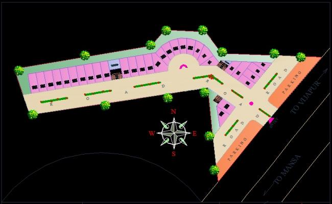 Shopping Complex CAD Drawing Download in DWG Format for Design