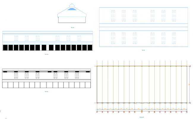 AutoCAD Factory Building Design DWG with Efficient Production Layouts
