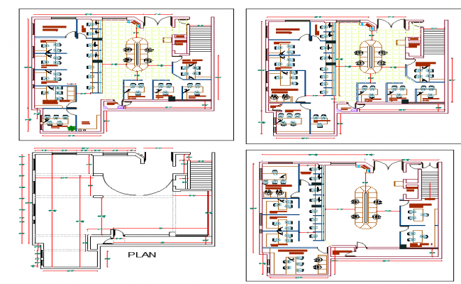 Bank interiors layout