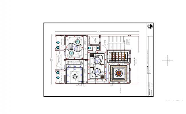 false ceiling plan 2BHK  